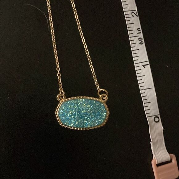 Druzzy faux Gold chain necklace - Picture 6 of 6